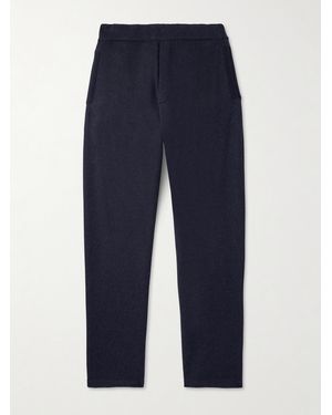Loro Piana Rio Cashmere-Blend Jersey Drawstring Trousers - Blue