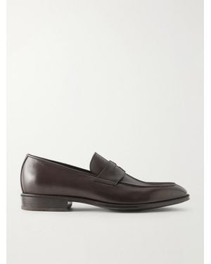 Canali Leather Loafers - Brown