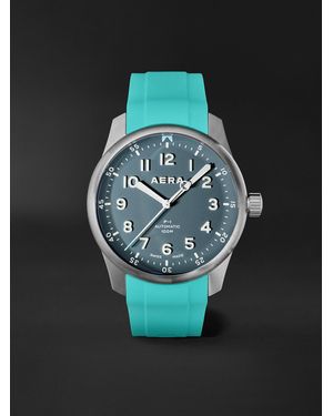 Aera P-1 Moon Automatic Stainless Steel Watch - Black