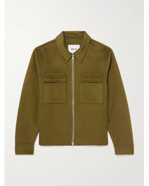 NN07 Alban 8447 Wool-blend Felt Jacket - Green