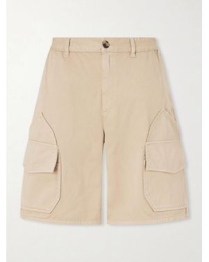 Loewe Paula's Ibiza Straight-Leg Cotton Cargo Shorts - Natural
