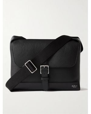 Mulberry Chiltern Small Full-Grain Leather Messenger Bag - Black