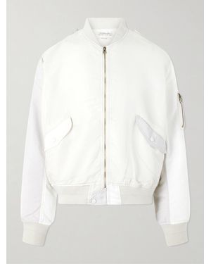 Remi Relief Shell Blouson Jacket - White
