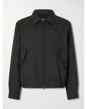 Margaret Howell Virgin Wool Blouson Jacket - Black