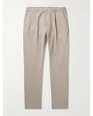 Hartford Tommy Straight-leg Cotton-twill Trousers - White