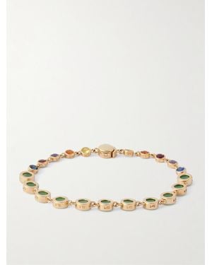 Luis Morais 14-Karat Multi-Stone Bracelet - Natural