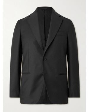 De Petrillo Napoli Virgin Wool Suit Jacket - Black