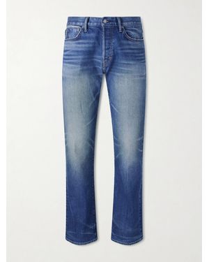 Tom Ford Straight-Leg Selvedge Jeans - Blue
