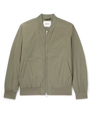 NN07 Dixon 8280 Padded Recycled-Shell Bomber Jacket - Green