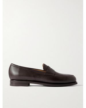 Morjas Full-grain Leather Penny Loafers - Brown