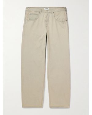 Agolde Fusion Straight-Leg Jeans - Natural