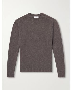 Boglioli Wool and Cashmere-Blend Sweater - Grau