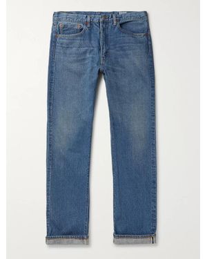 Orslow 107 Slim-Fit Selvedge Denim Jeans - Blue