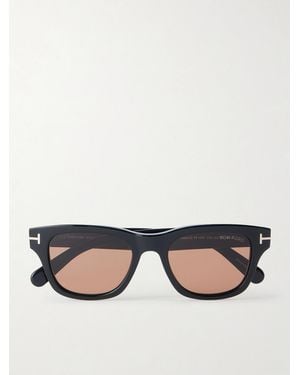 Tom Ford Caleb-02 Square-Frame Acetate Sunglasses - Multicolour