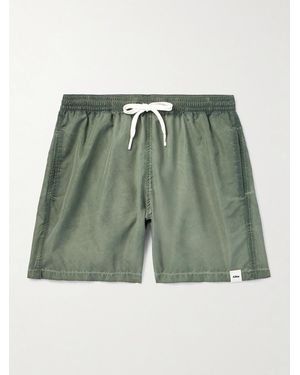 Altea Straight-Leg Mid-Length Swim Shorts - Green