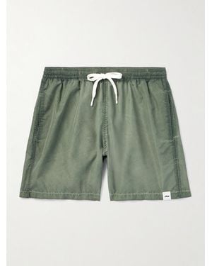 Altea Shorts Da Mare Medi A Gamba Dritta - Verde