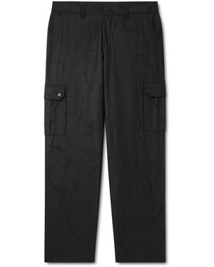 Kardo Straight-leg Wool Pants - Black
