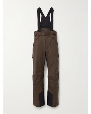 Loro Piana Lech Straight-leg Padded Storm System® Virgin Wool-blend Ski Salopettes - Brown