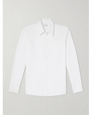 Dries Van Noten Cotton-Poplin Shirt - White
