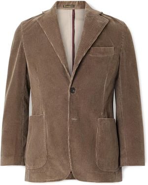 Rubinacci Cotton-Corduroy Blazer - Brown