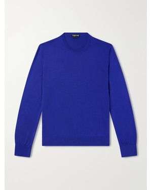 Tom Ford Silk Sweater - Blue