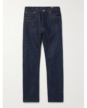 Orslow Straight-Leg Selvedge Jeans - Blue