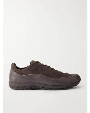 Diemme Bardolino Suede And Leather Trainers - Brown