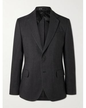 MR P. Regular-Fit Linen Suit Jacket - Black
