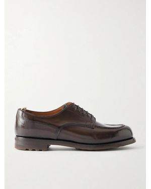Officine Creative Balata Flexi 001 Textured Leather Derby Shoes - Brown