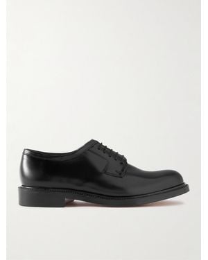 Grenson Camden Leather Derby Shoes - Black