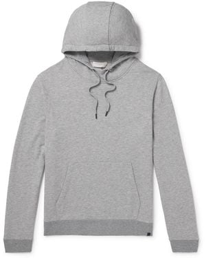 Derek Rose Quinn Cotton And Modal-Blend Jersey Hoodie - Gray