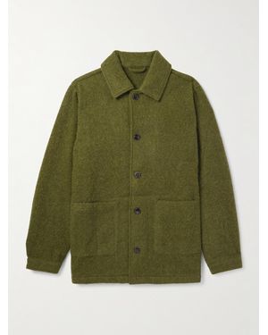 A Kind Of Guise Jorvi Brushed Alpaca And Wool-Blend Jacket - Green