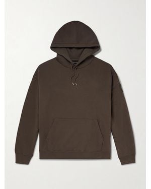 Canada Goose Rove Logo-Appliquéd Cotton-Jersey Hoodie - Brown