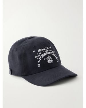 Enfants Riches Deprimes Logo-Embroidered Cotton Cap - Blue