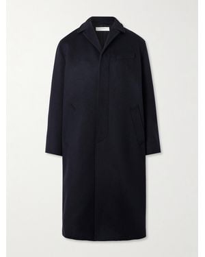 Celine Wool-Felt Coat - Blau