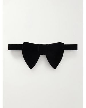 Tom Ford Velvet Bow Tie - Black