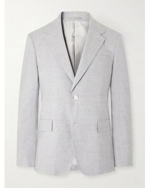 MR P. Wool And Linen-blend Suit Jacket - Grey