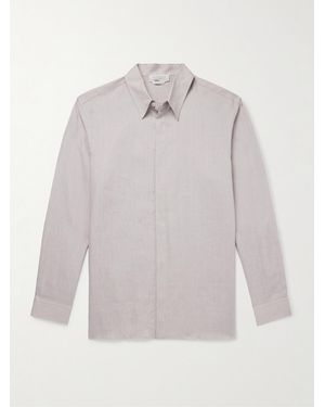 Gabriela Hearst Nicolas Linen Shirt - White