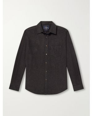 Portuguese Flannel Sounds Cotton-Flannel Shirt - Black