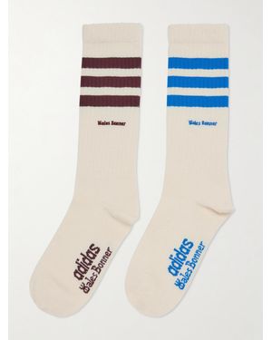 adidas Originals Wales Bonner Confezione Da Due Paia Di Calze - Blu