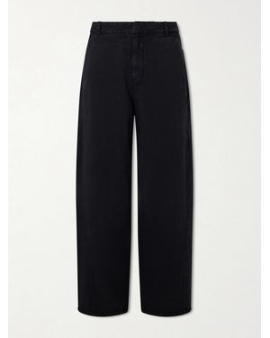 Amomento Cotton Wide-Leg Jeans - Blue
