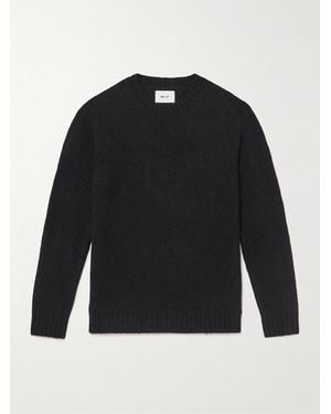 NN07 Lee 6598 Merino Wool-Blend Jumper - Blue