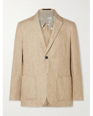 Sunspel Linen Suit Jacket - Natural
