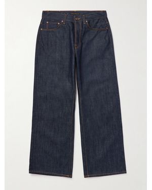 Nudie Jeans Loud Larry Wide-Leg Organic Jeans - Blue