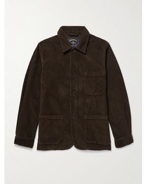 Portuguese Flannel Labura Cotton-Corduroy Overshirt - Brown