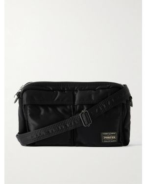 PORTER-YOSHIDA & CO Tanker Sling Nylon-Twill Messenger Bag - Black