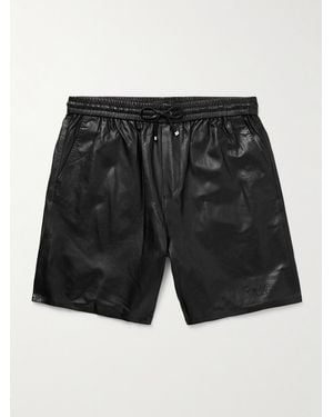 Amiri Shorts A Gamba Dritta - Nero