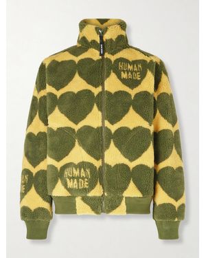 Human Made Heart Fleece Jacket - Yellow