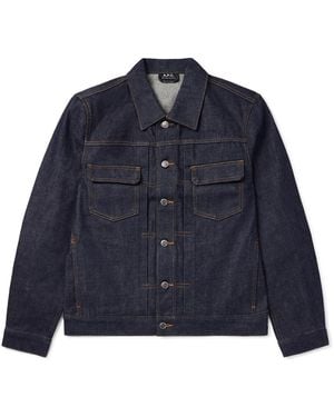 A.P.C. Selvedge Denim Jacket - Blue