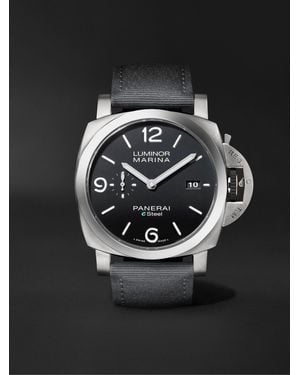 Panerai Luminor Marina Automatic 44mm eSteel and Recycled PET Watch - Schwarz